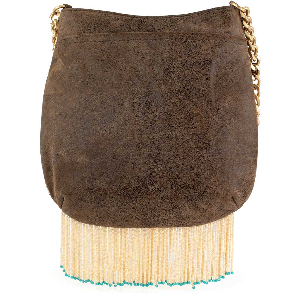 Mary Frances Line Dance Beaded Cowboy Boots and Flowers Crossbody Handbag