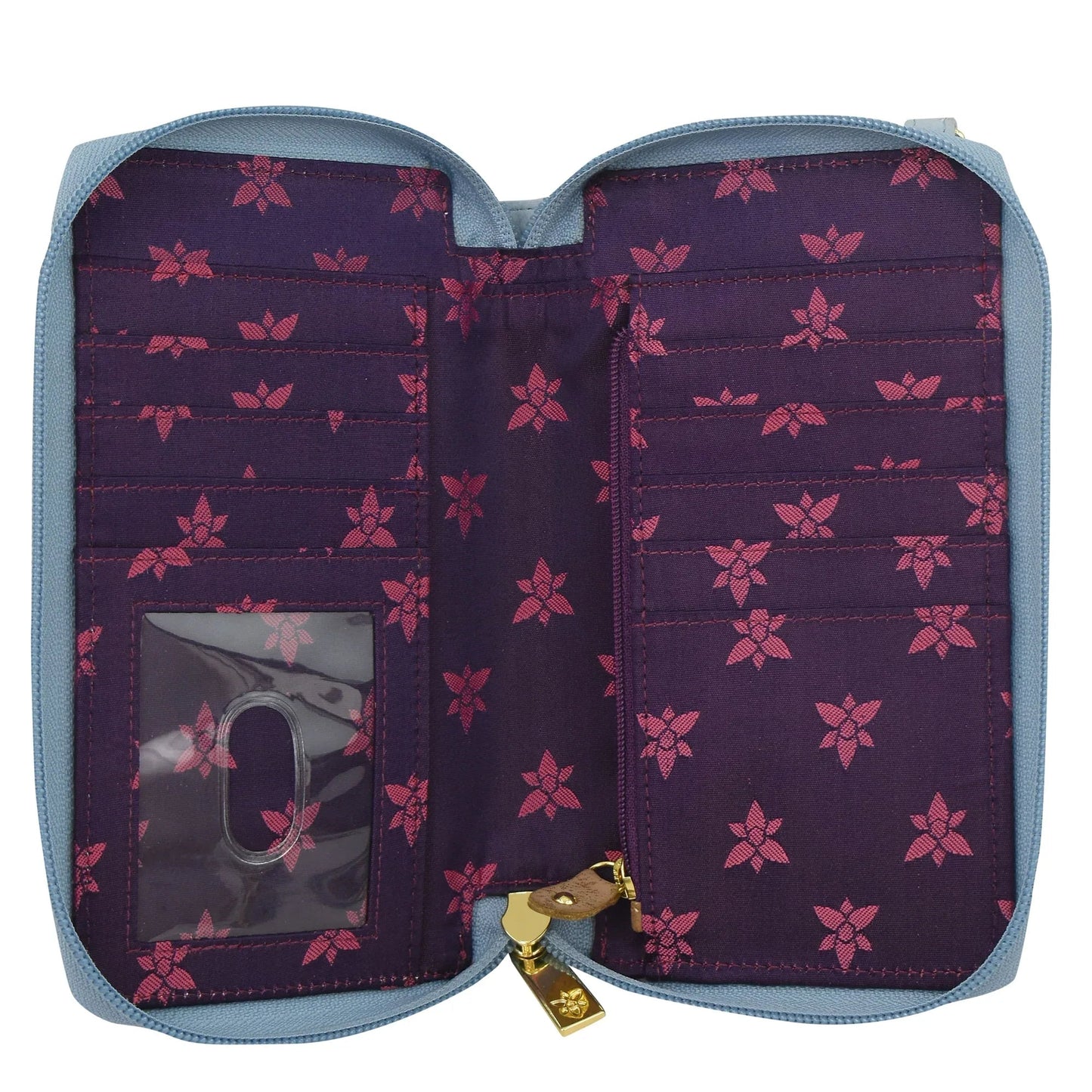 Anuschka Rainbow Hummingbirds Phone Organizer Crossbody - 1744