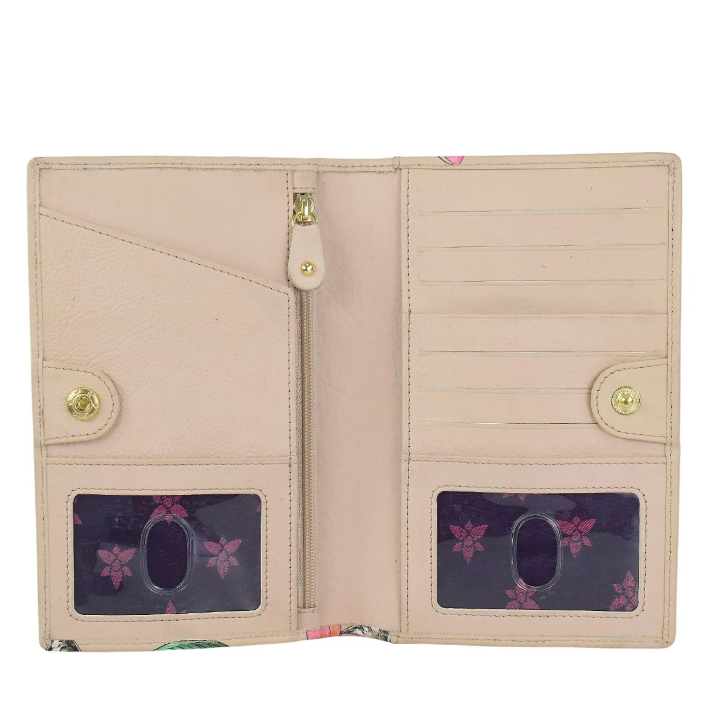 Anuschka Friendly Flock Two Fold Wallet - 1752