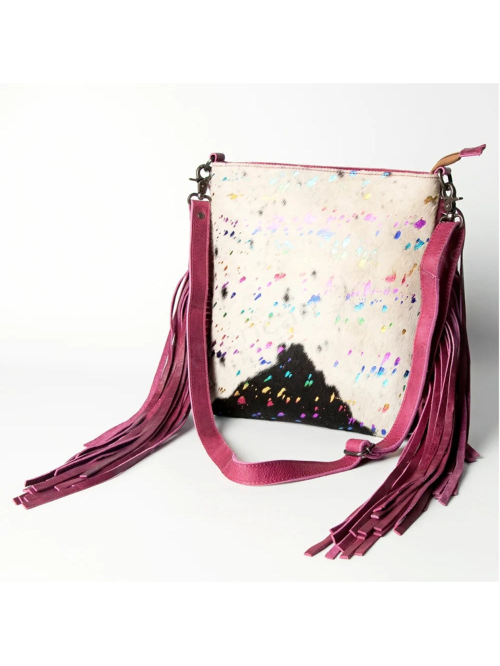 American Darling Confetti Sparkle Fringe Crossbody Bag