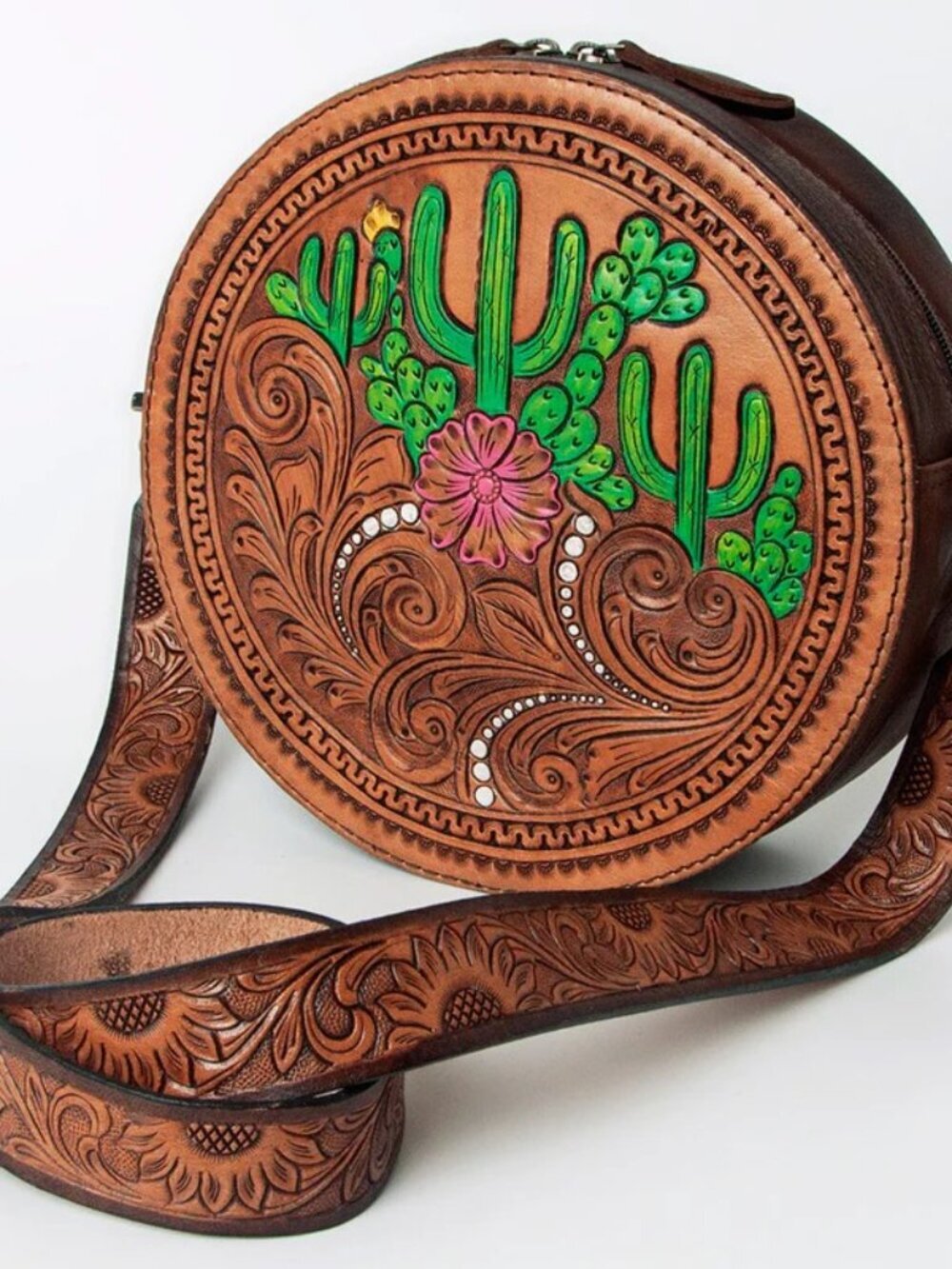 American Darling Prickly Pear Desert Sunrise Canteen bag