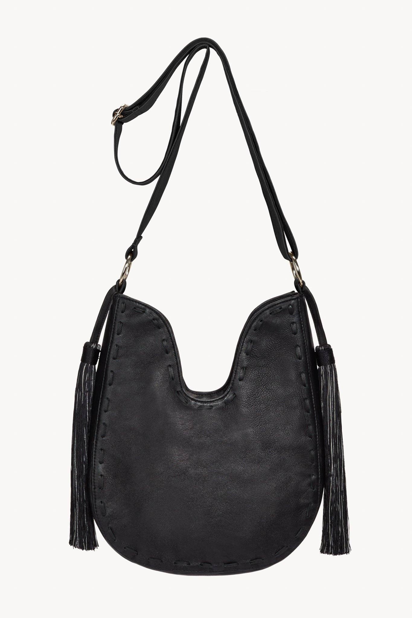 Mini Lyrebird Tassel Bag Black