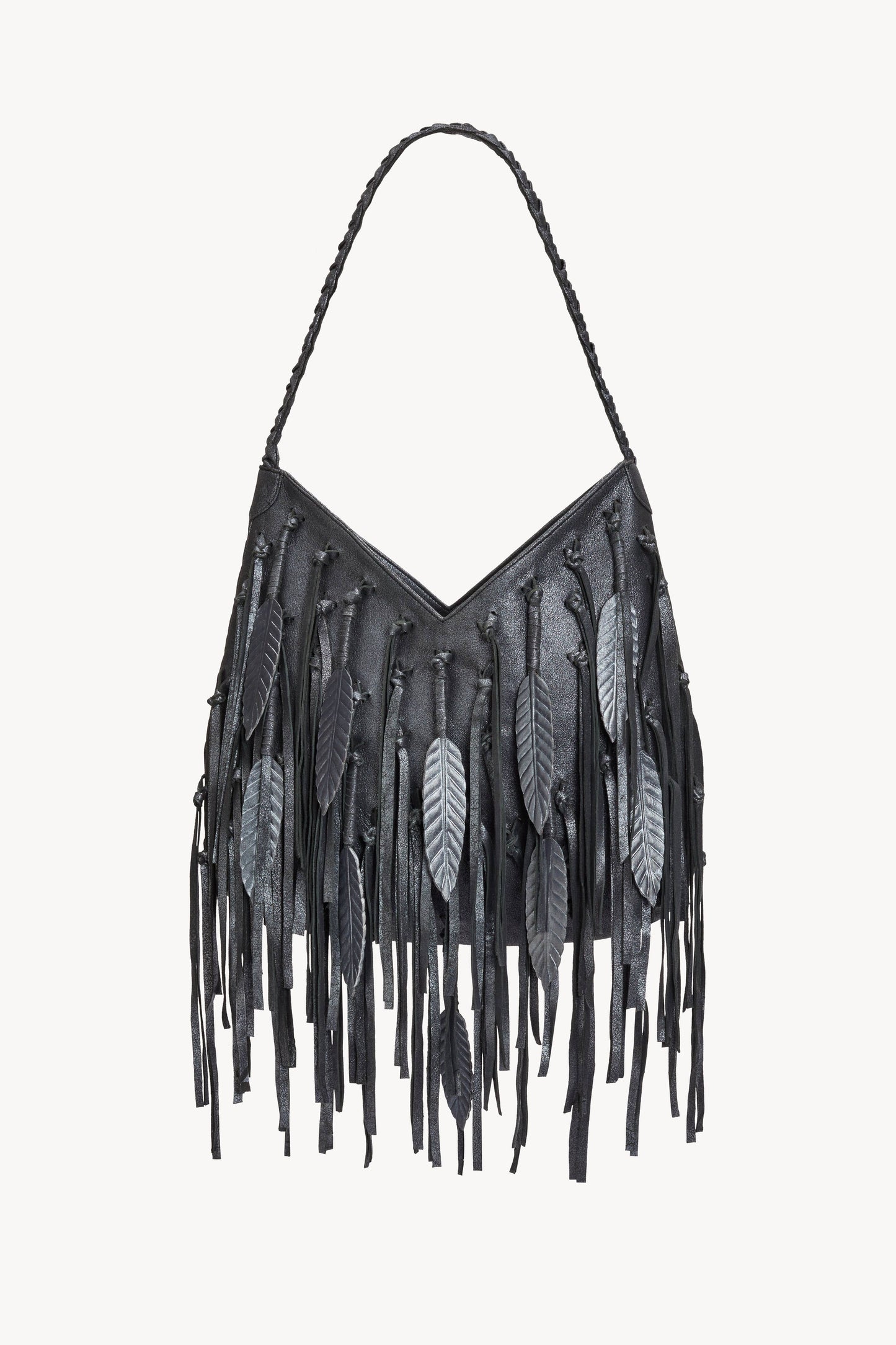Pocahontes Leaf Bag Metallic Charcoal
