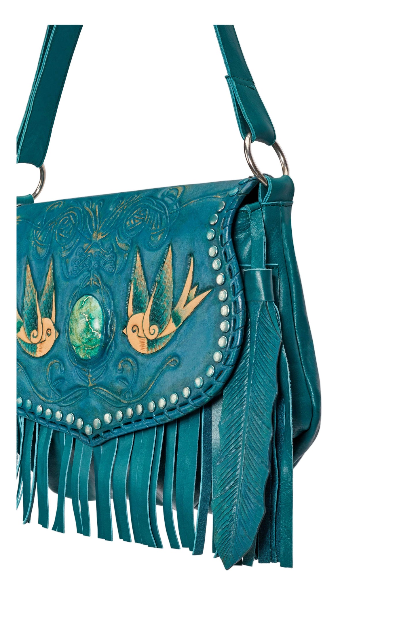 Lost Bird Inca Bag Antique Teal