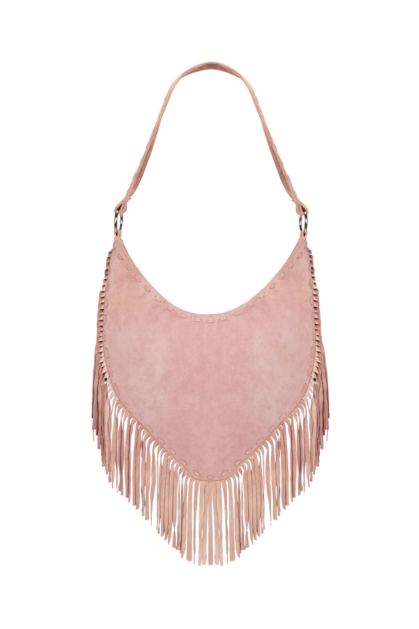 Georgina Embroidery Bag Dusty Pink