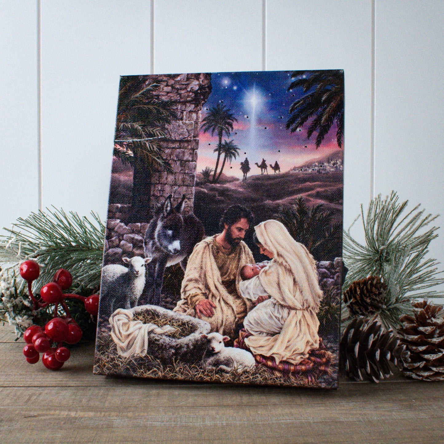 Jesus is Lord 8x6 Lighted Tabletop Canvas