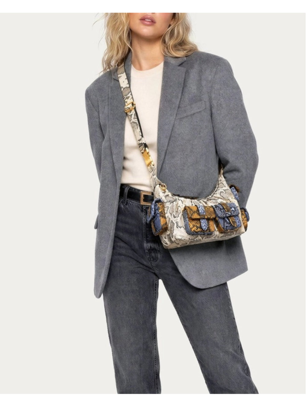 Aimee Kestenber Rebel Snake Convertible Crossbody
