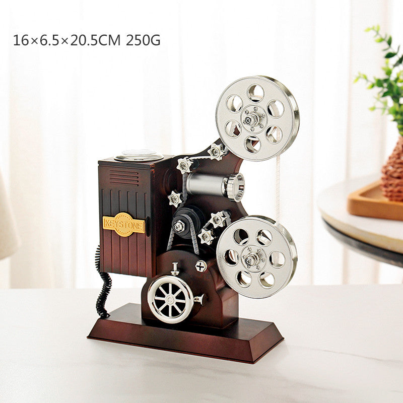 Retro Nostalgic Old-fashioned Typewriter, Projector or gas tank Music Box
