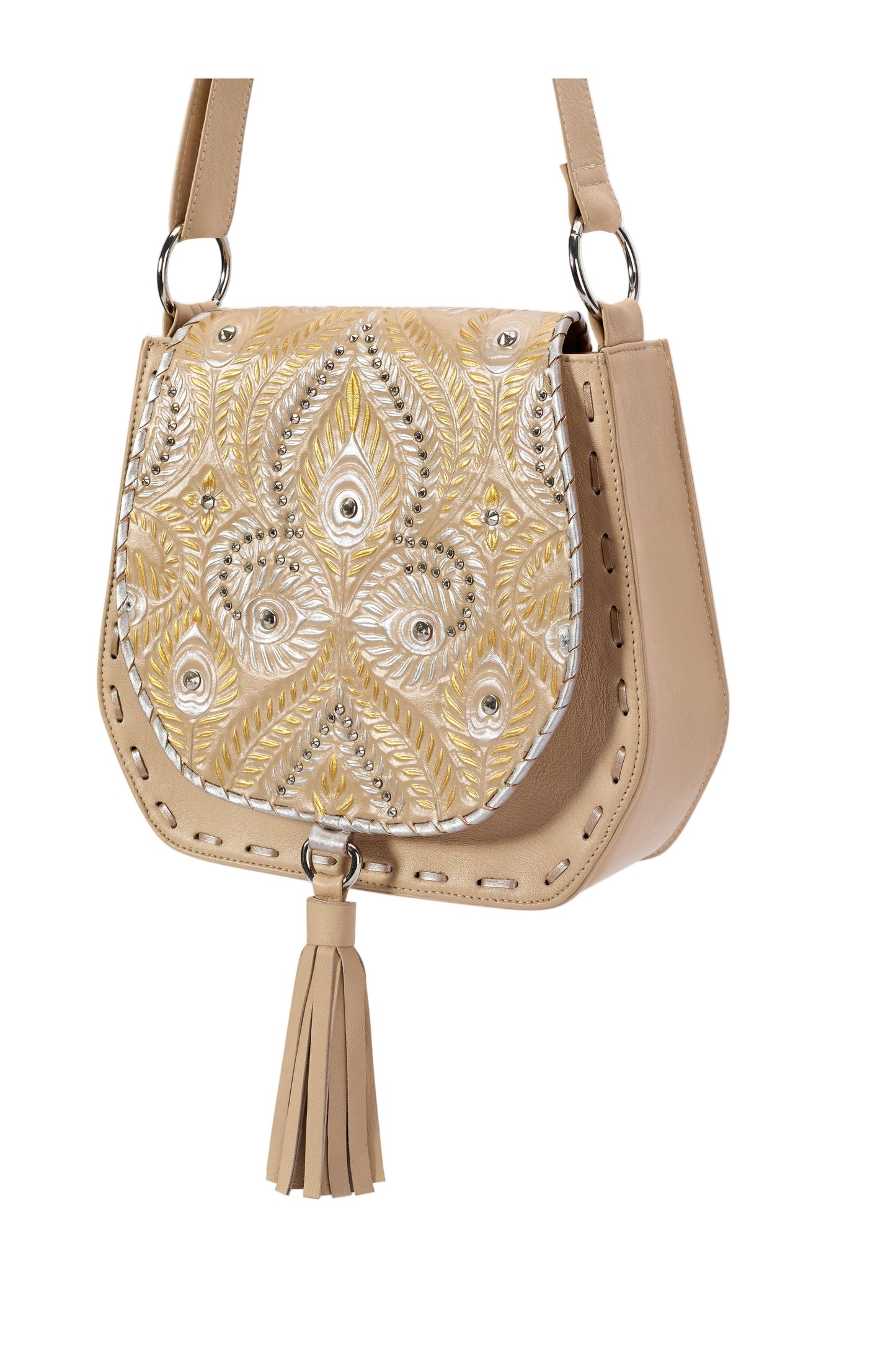 Grace Stud Bag Ivory
