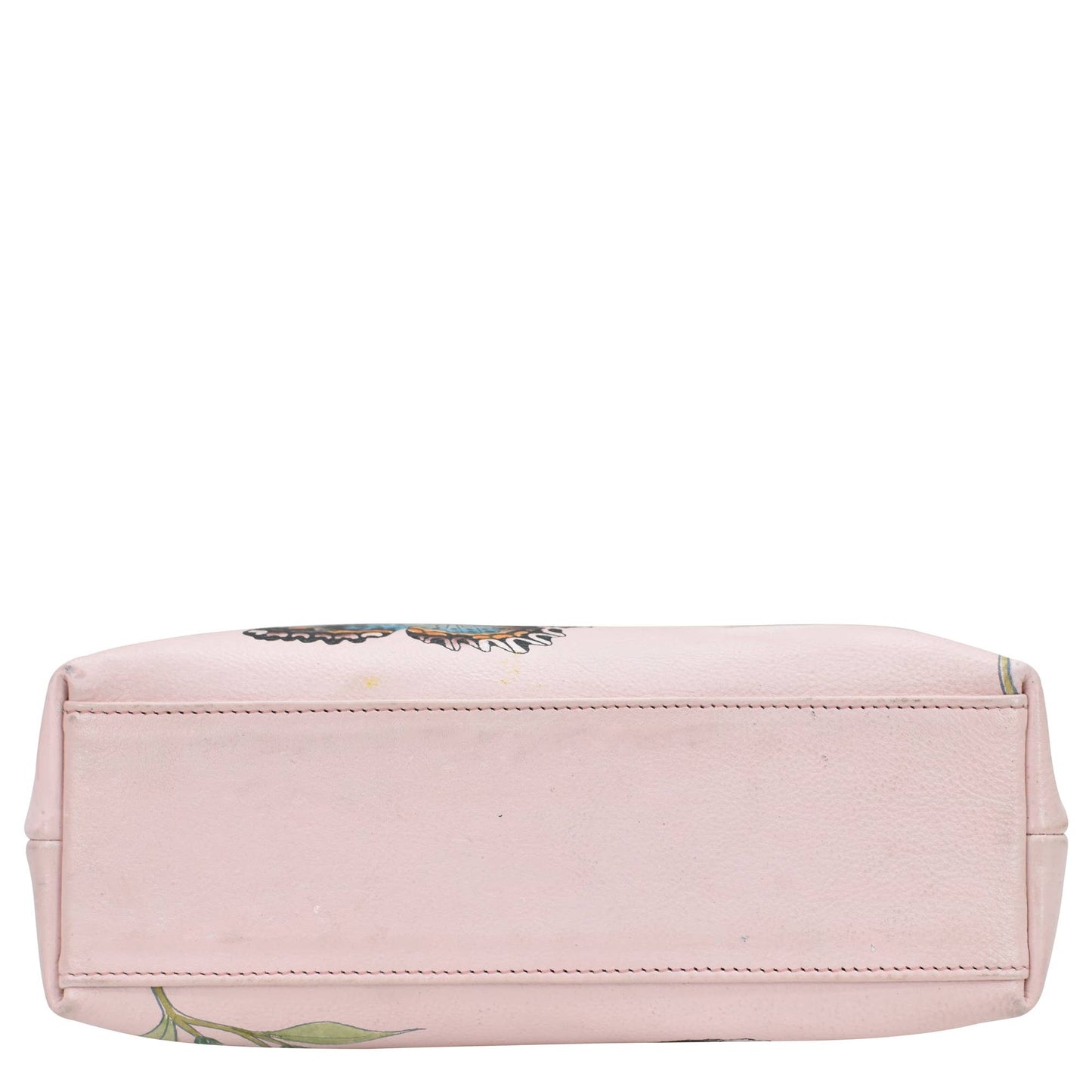 Anuschka Mediumkisslock Frame Crossbody - 700 Butterflys- dusty pink