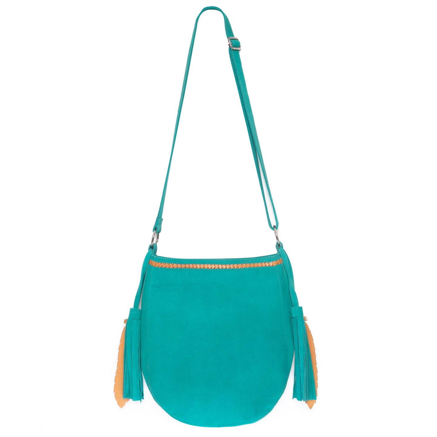 Monterey Hummingbird Pouch Bag Light Tan/Dark Seafoam