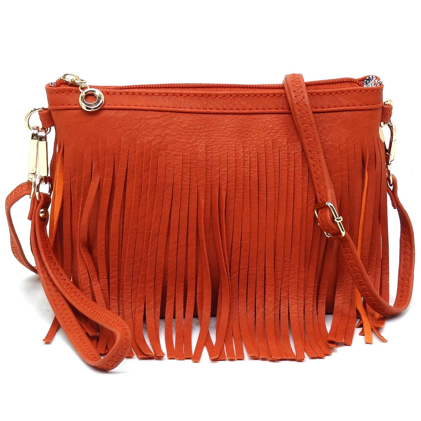 Western Fringe Clutch Cross Body Bag