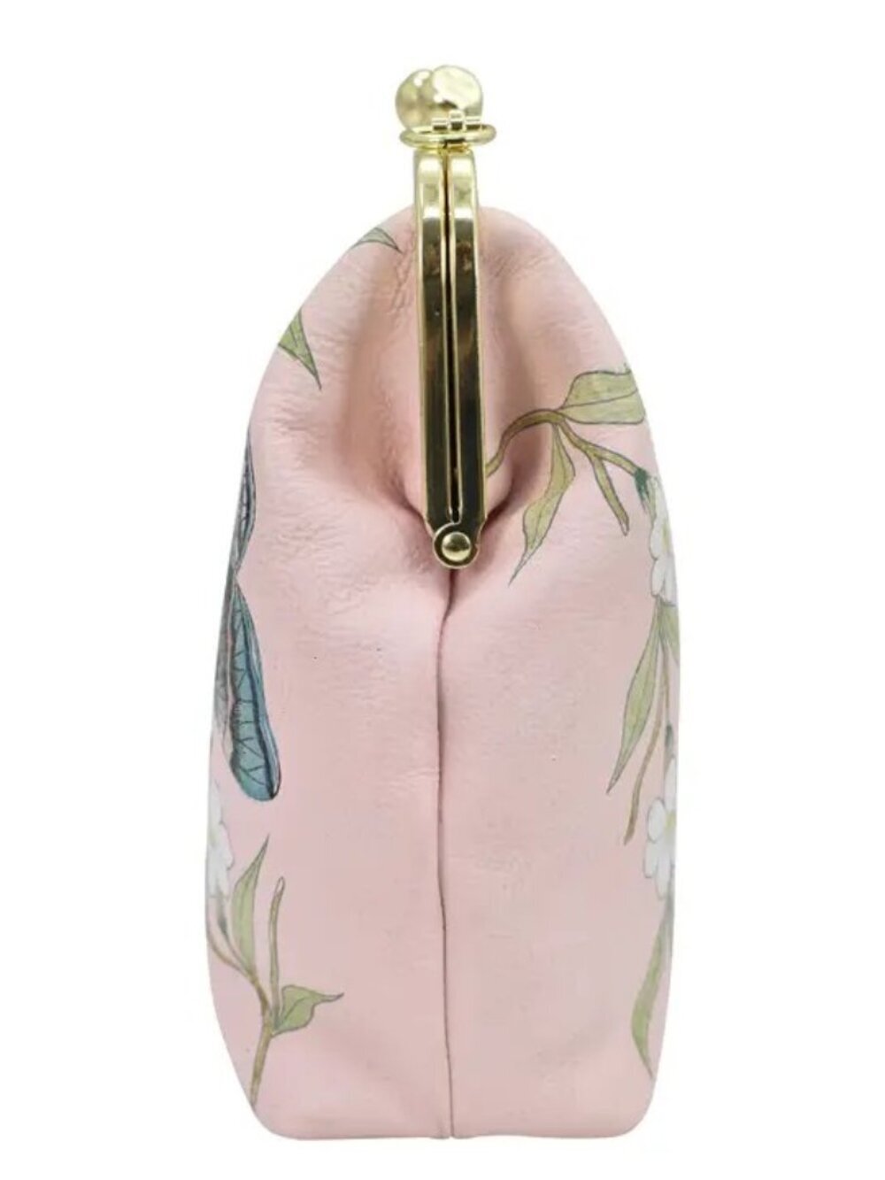 Anuschka hand painted Butterfly Bloom Kisslock Crossbody