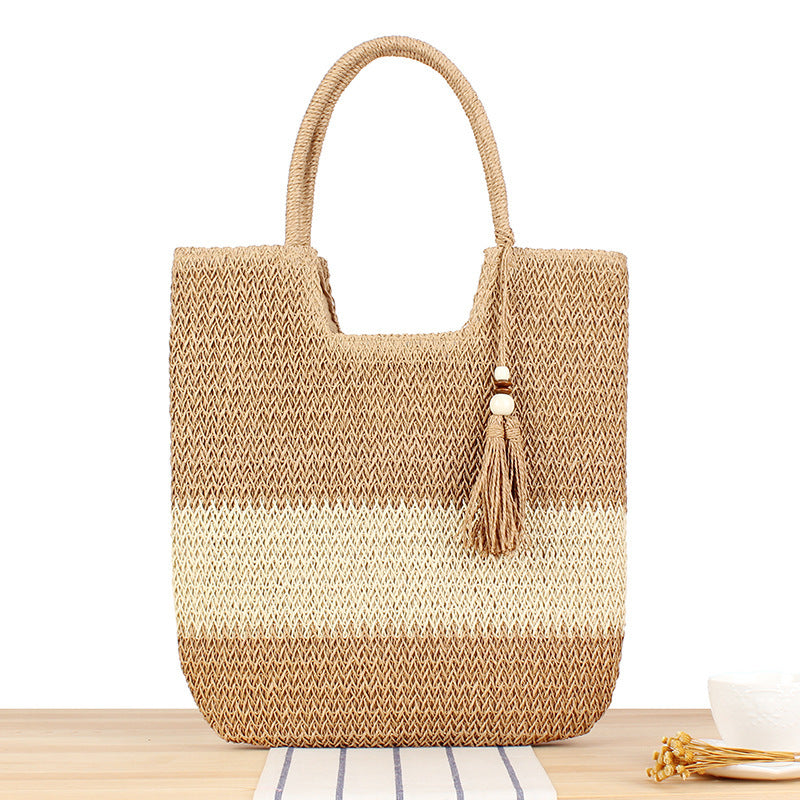 "The Vacationer" Woven handbag