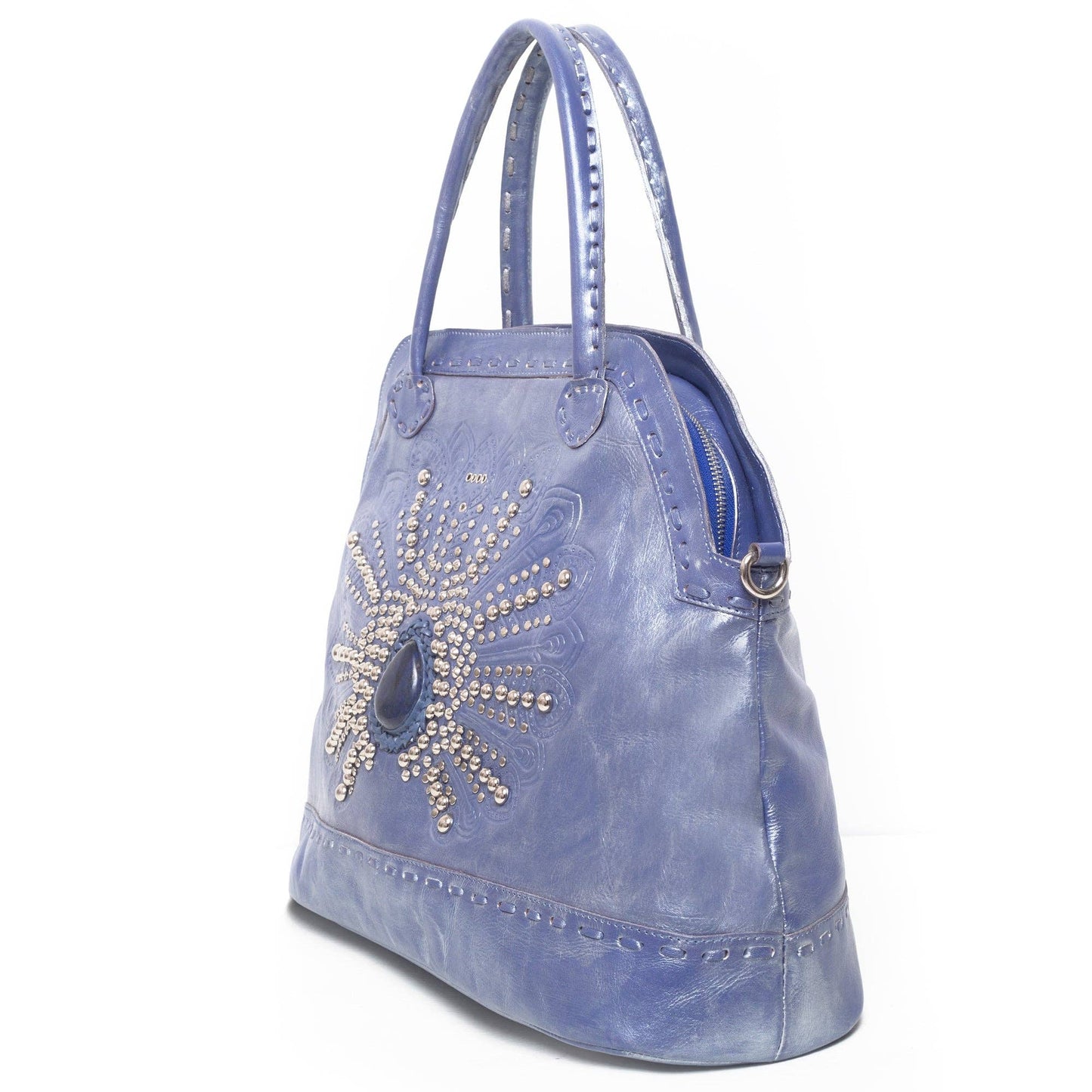 Mini Queen Peacock Bag Metallic Violet