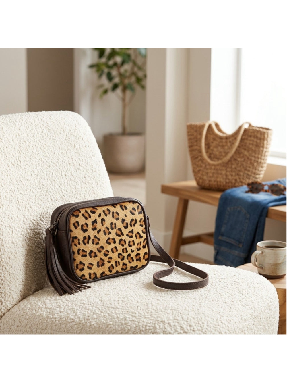 American Darling Wild Luxe Leopard Crossbody Bag