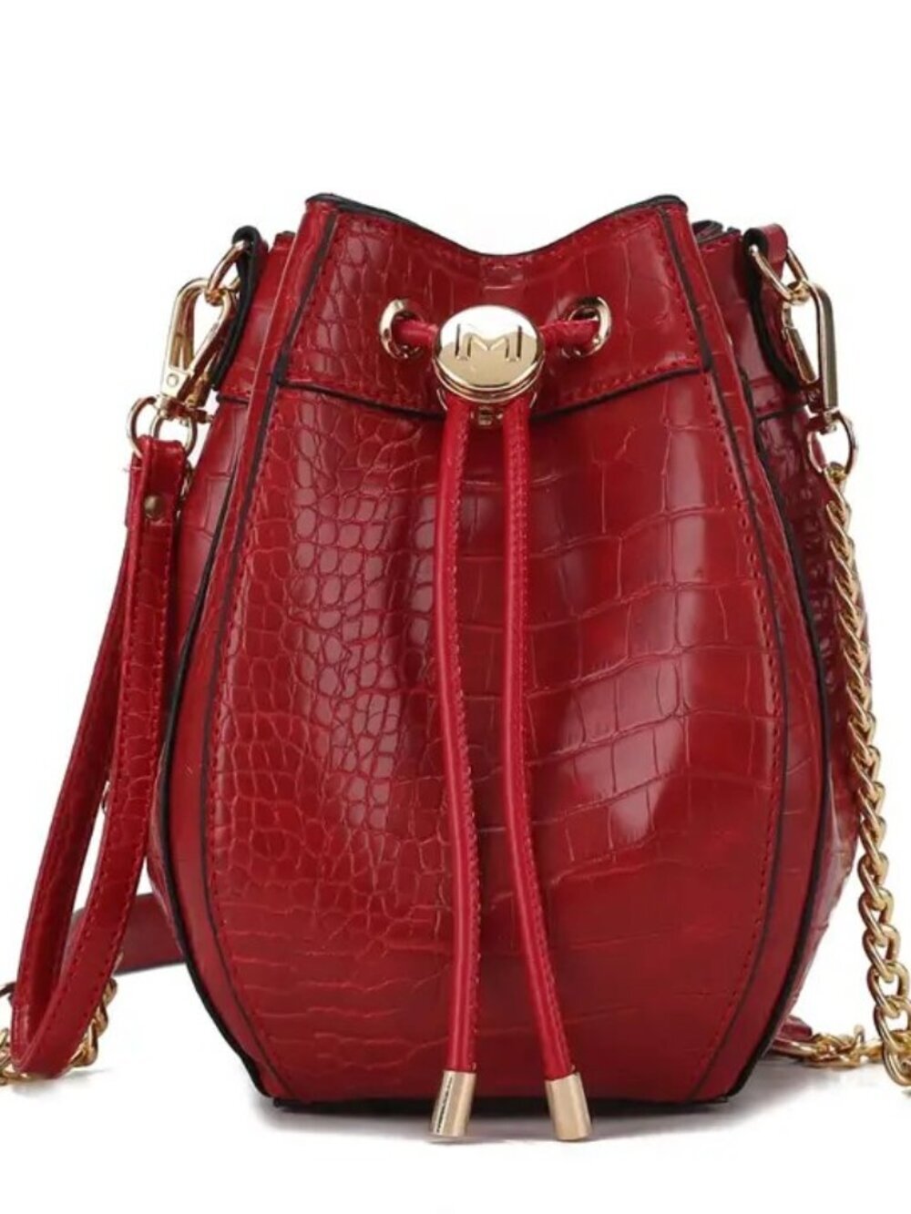 Mkf Cassidy Crocodile Embossed Vegan Leather Women Hobo Bag-Various Colors