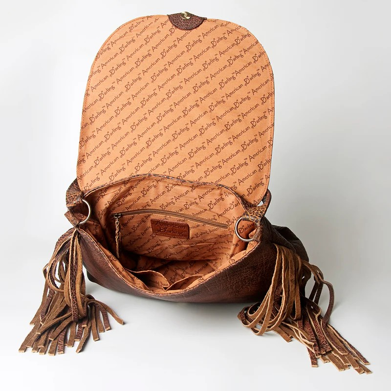 American Darling Western Luxe Fringe Saddle Bag