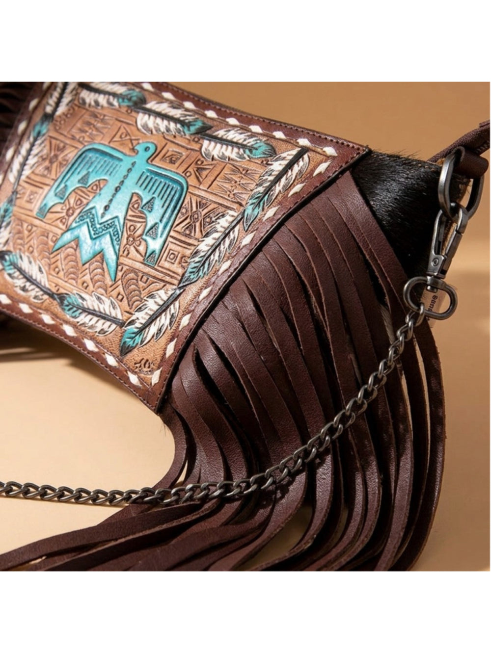 American Darling Boho Thunderbird Fringe Crossbody