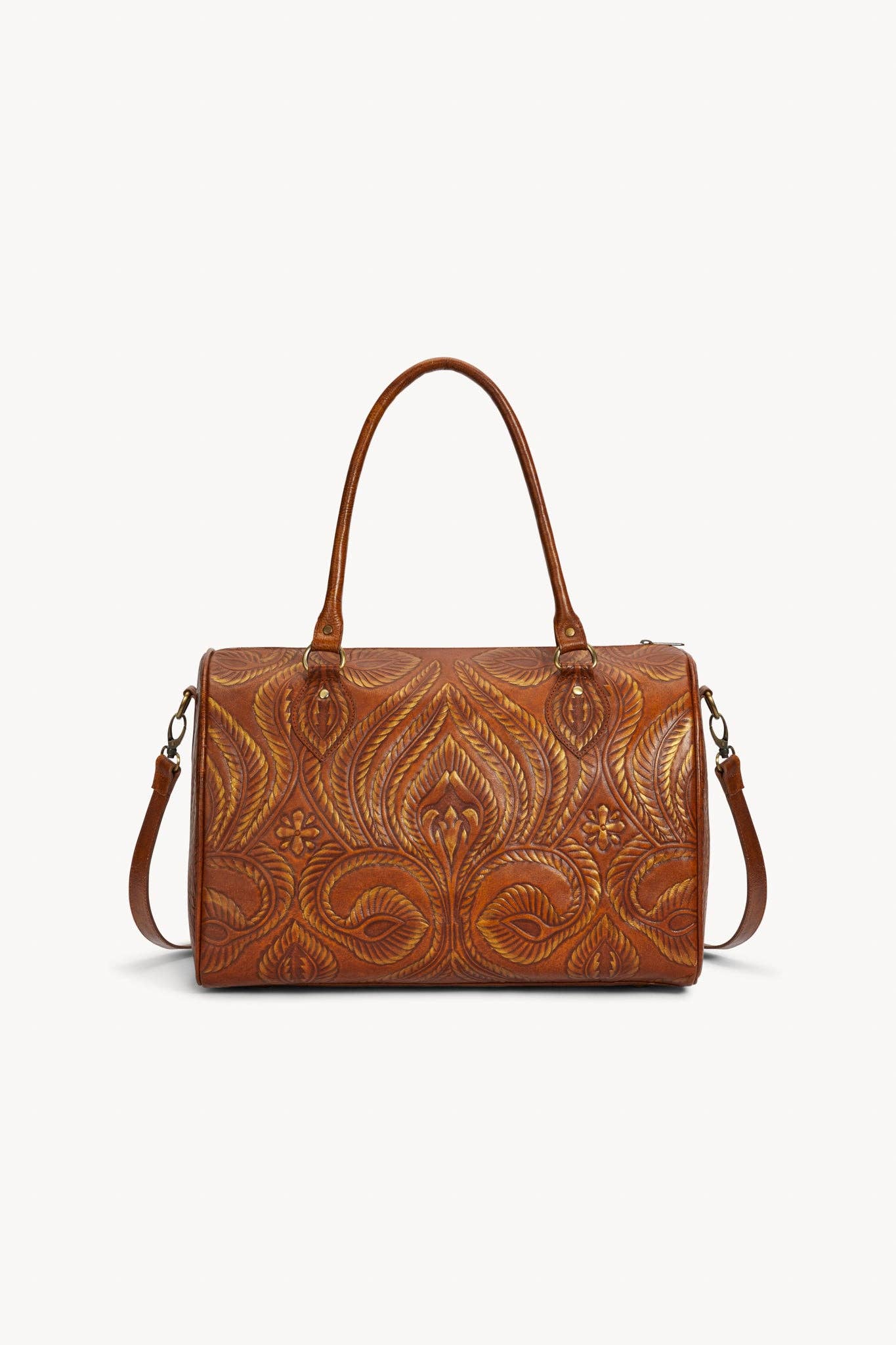 Mini King Lyrebird Bag Antique Medium Brown/Gold