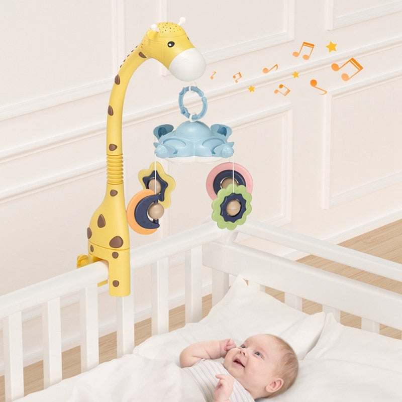 Baby Rattle Mobile Music Box Night Light