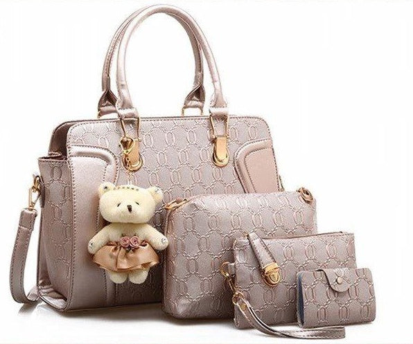 New package four-piece ladies bag tide wild handbag shoulder Messenger bag
