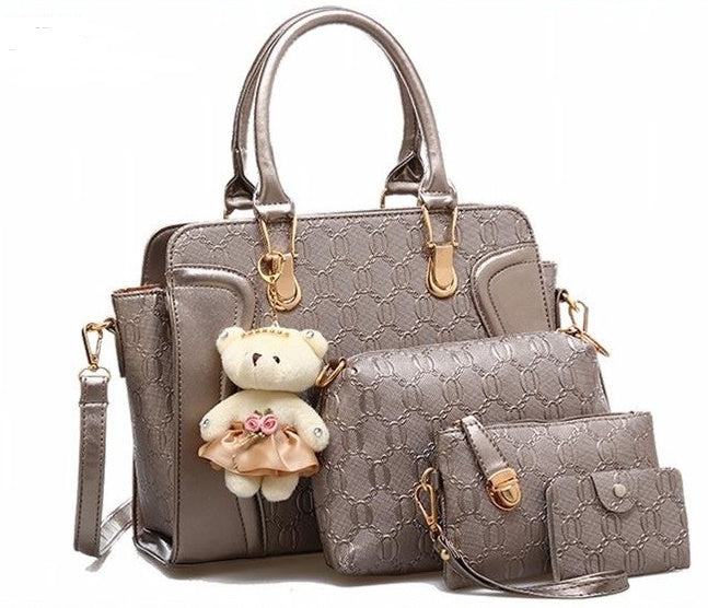 New package four-piece ladies bag tide wild handbag shoulder Messenger bag