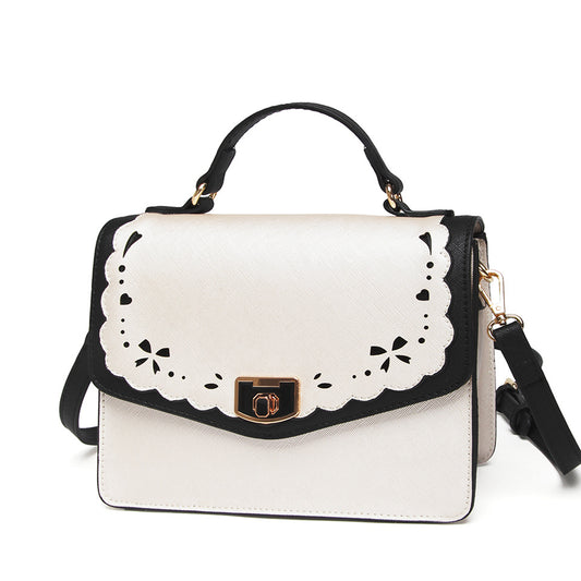 The Hollow Hit Color Handbag All-match Shoulder Bag
