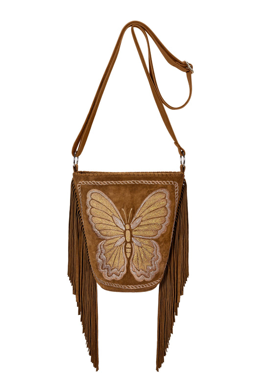 California Sister Embroidery Bag Whiskey