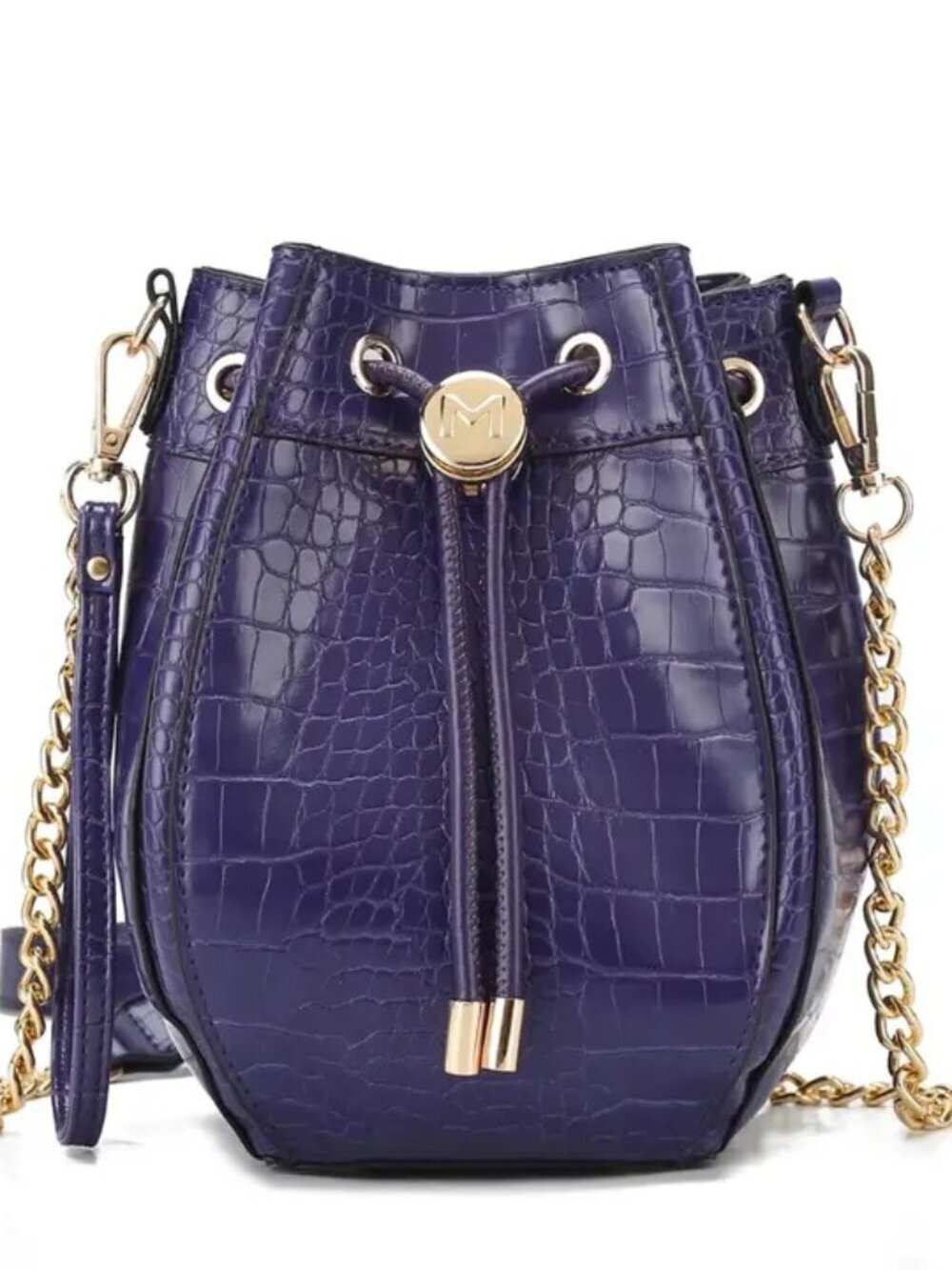 Mkf Cassidy Crocodile Embossed Vegan Leather Women Hobo Bag-Various Colors