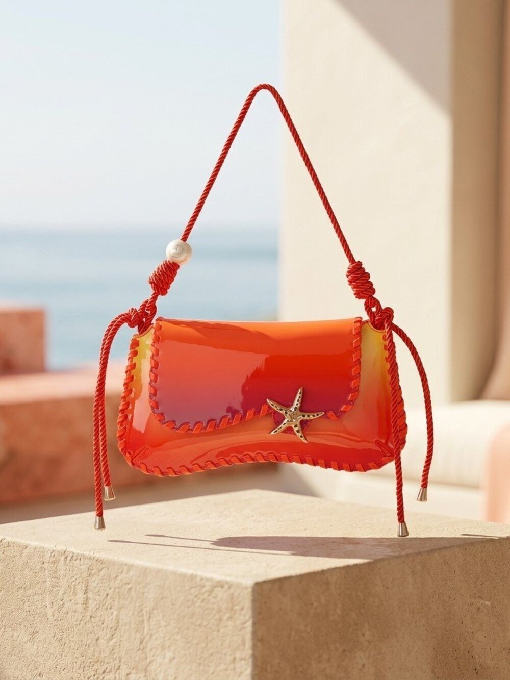 Eternal Afterglow Sunset Shoulder Bag Sunset Ombre