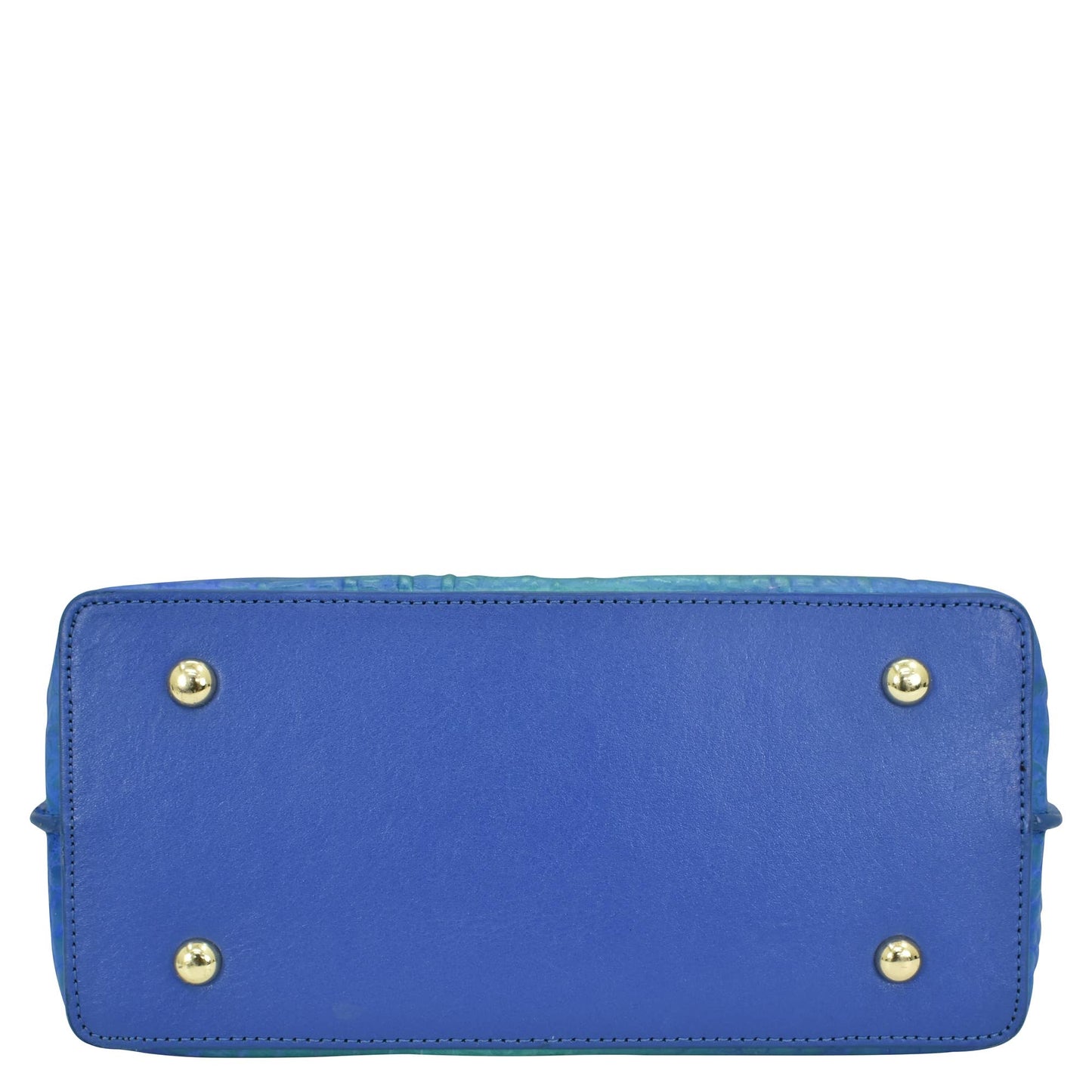 Anuschka Croc Embossed Leather Medium Tote - 693 Teal