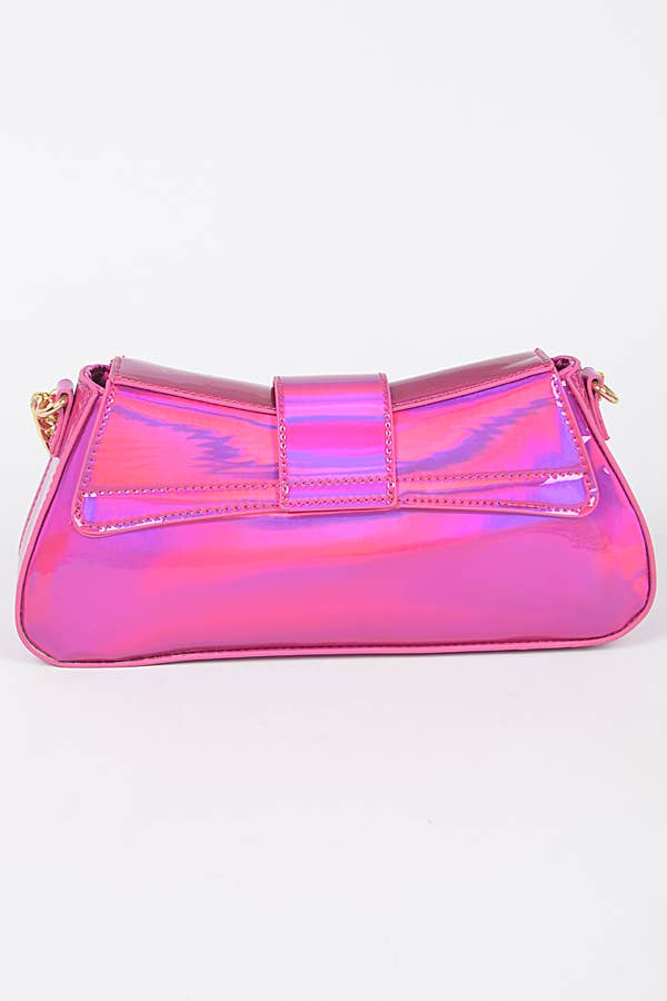 Mirror Metallic Chain Handle Bag HPC5800FU