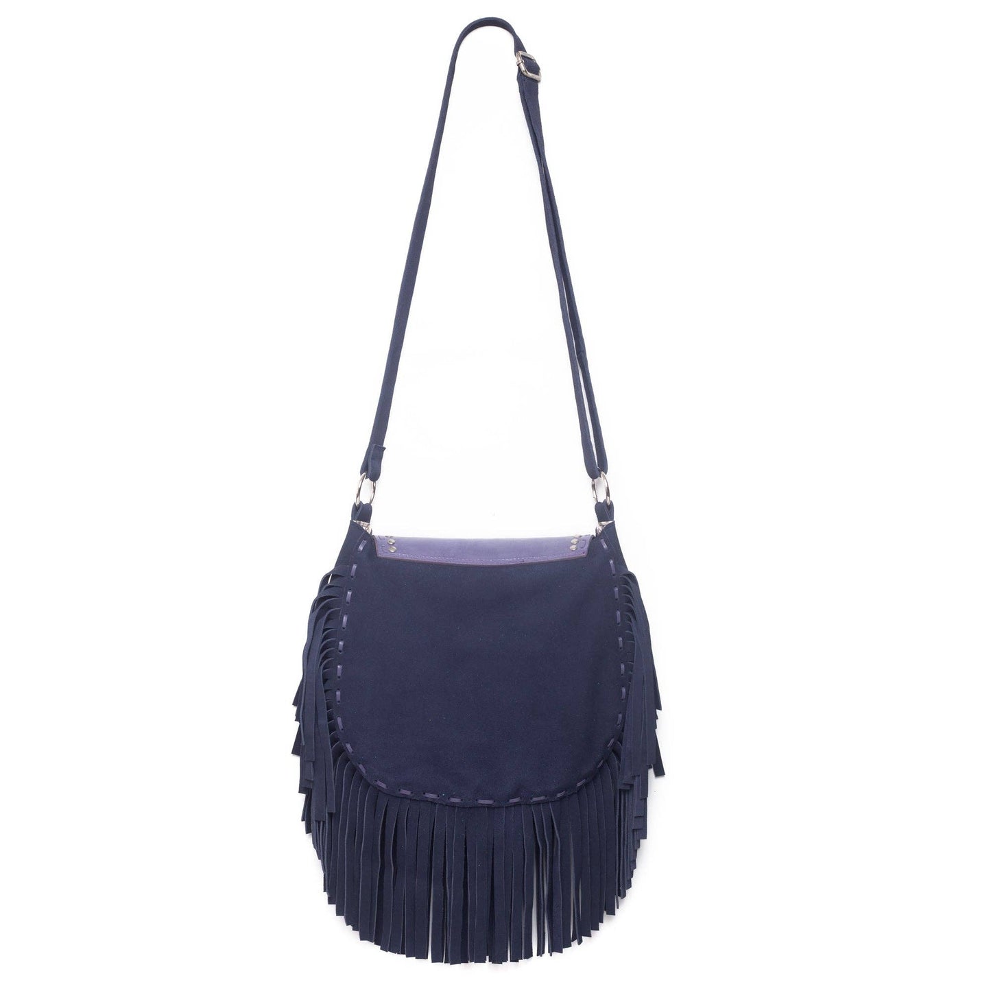 Deus Cut-Out Bag Metallic Violet/Navy