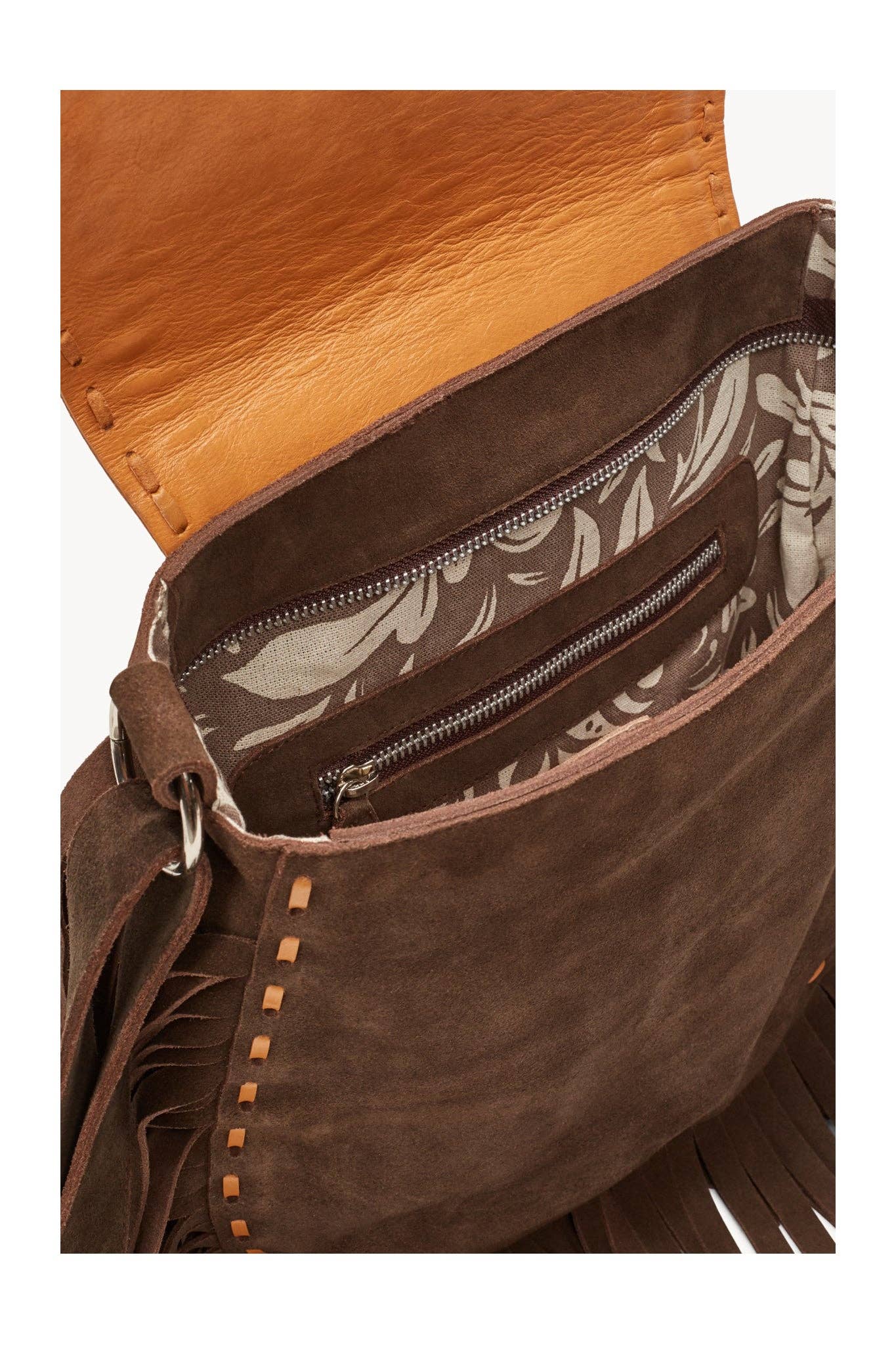 Deus Peacock Bag Antique Tan/Dark Choc