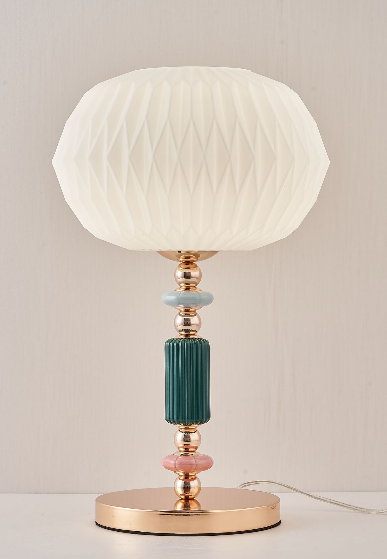 Light-luxury Danish Ceramic Bedside Lamp For The Bedroomsophisticated Ambient Table Lamp
