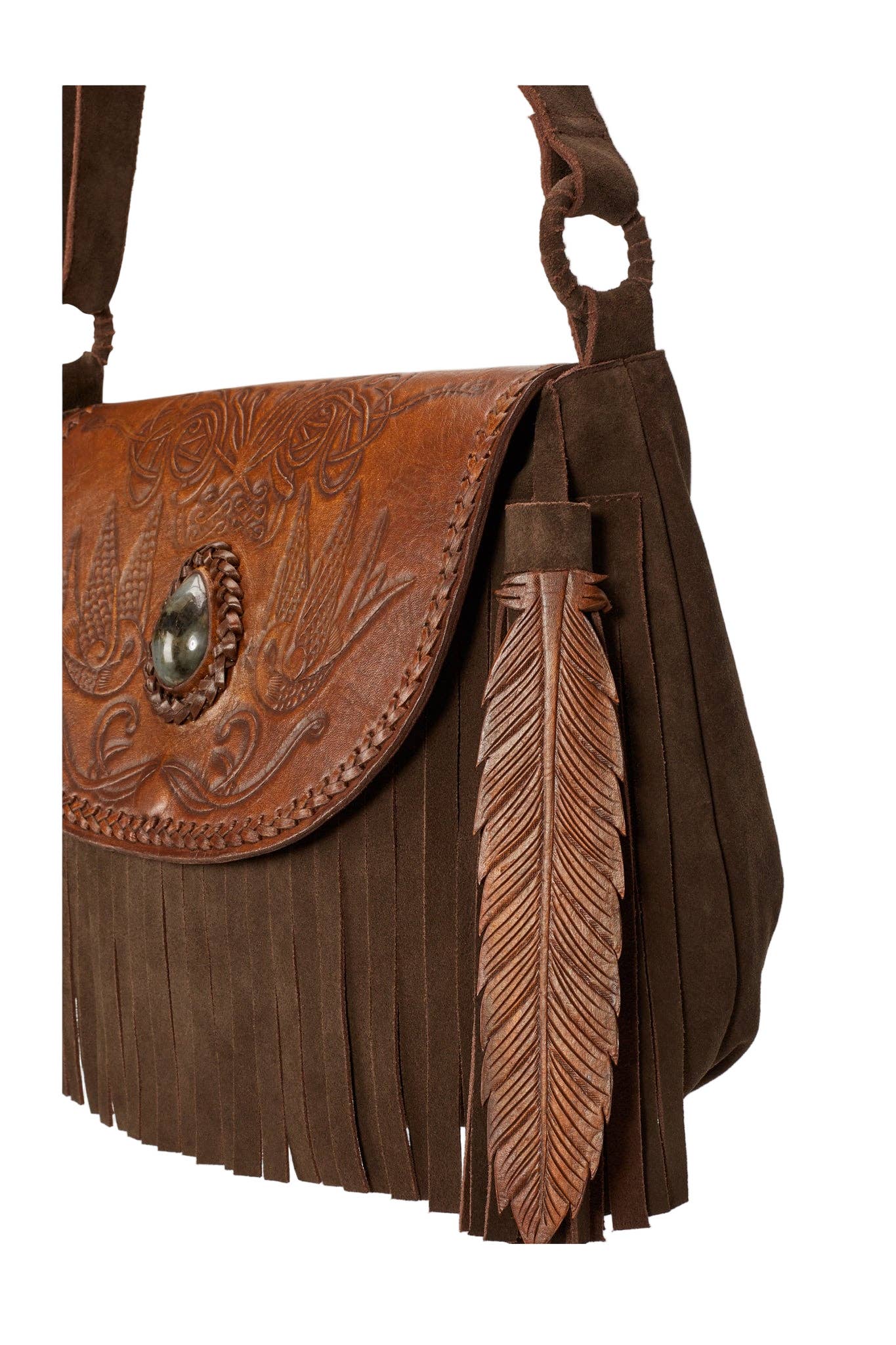 Lost Bird Bag Antique Medium Brown/Dark Choc