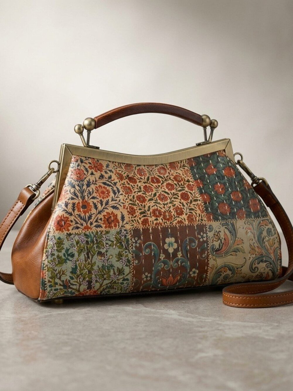 Patricia Nash Kelmscott Frame - Nordic Quilted Patchwork