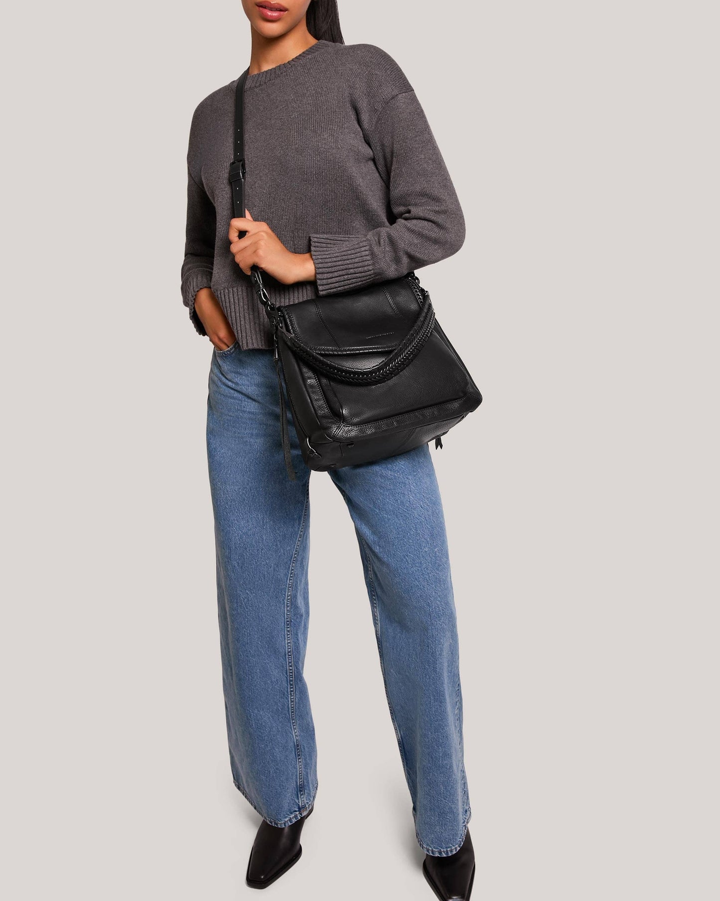 All For Love Zip Top Convertible Shoulder