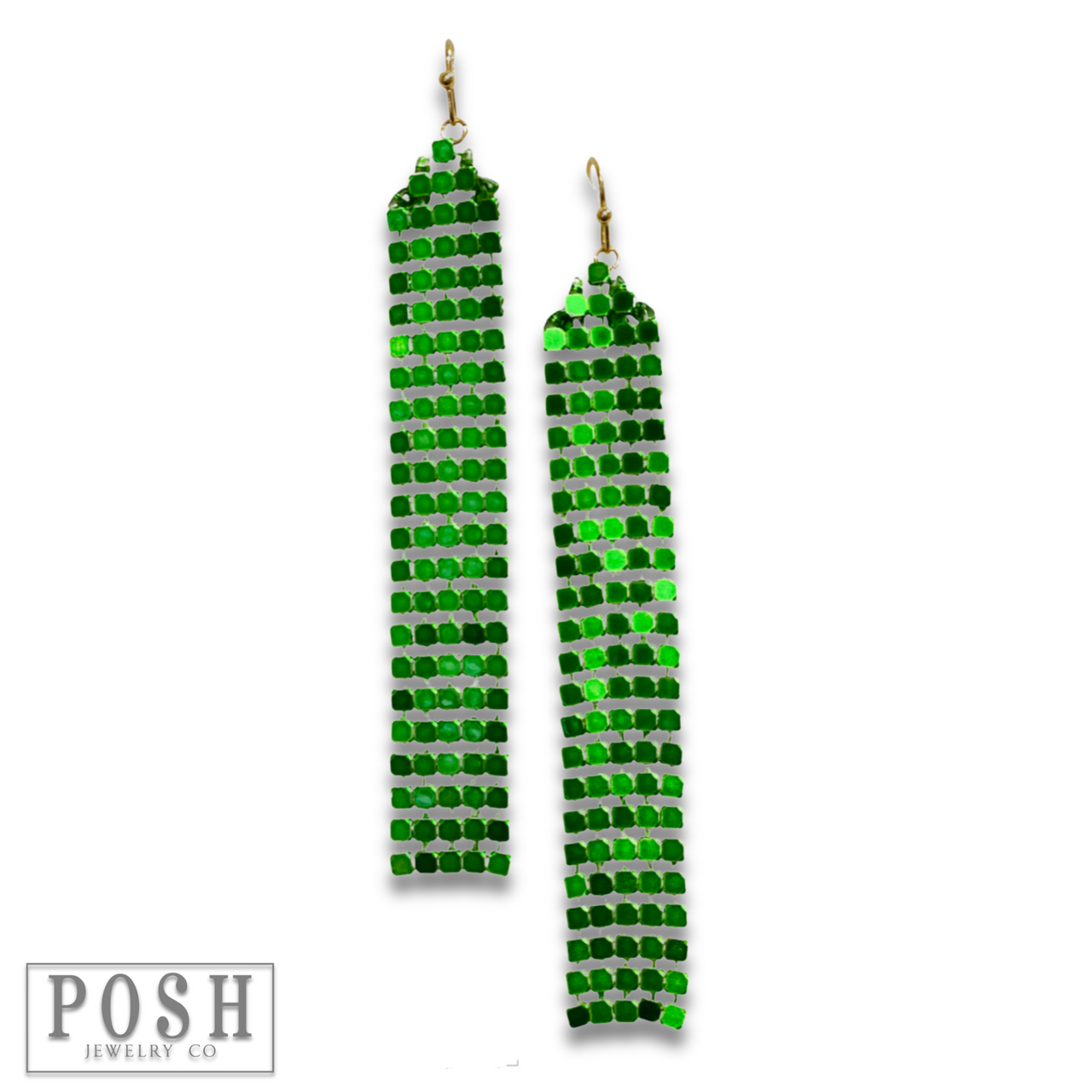 Mesh fringe earring - LC