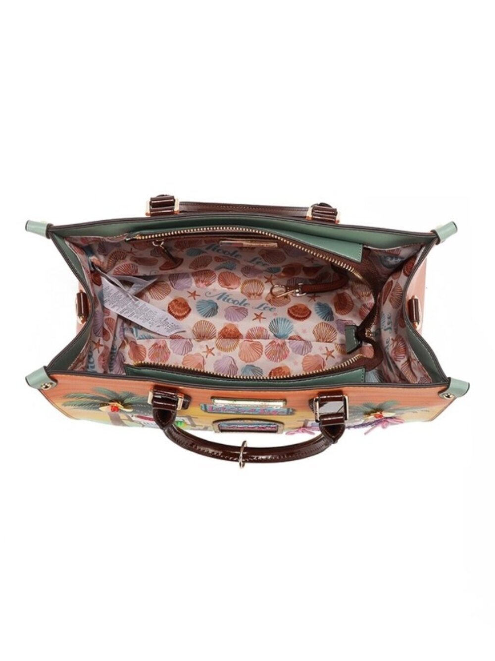 Nicole Lee Sun and Sand Satchel Bag