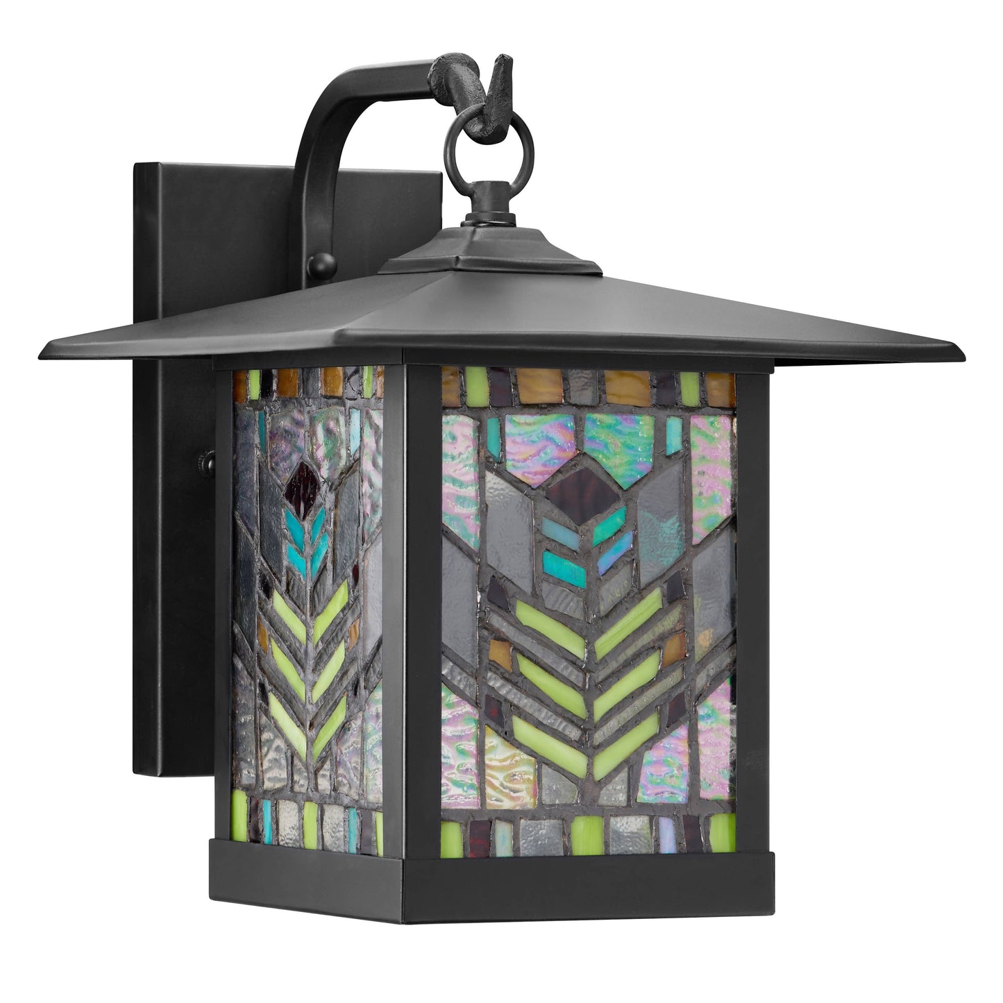 11.75"H Juniper 1-Light Outdoor Lantern Wall Sconce
