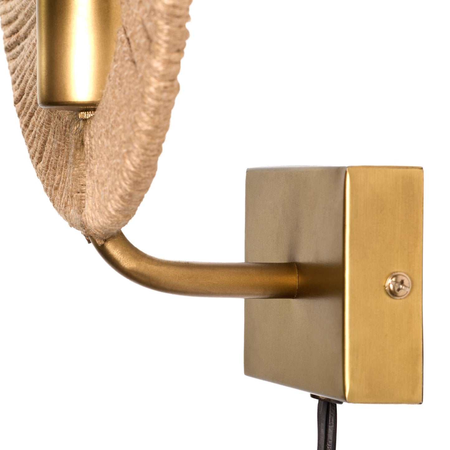 15"H Cass Modern Indoor Plug In Wall Sconce