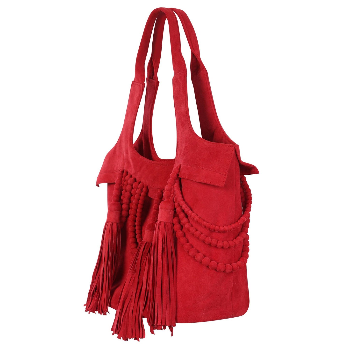 Daisy Tote Bag Ruby Red
