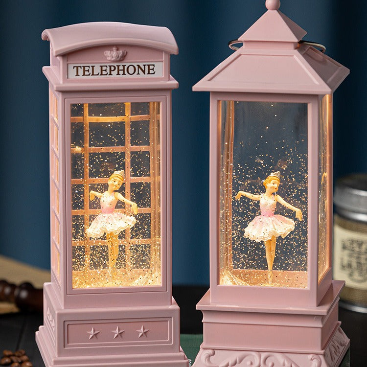 Resin Glass Rotatable Children's Day Music Box Music Box