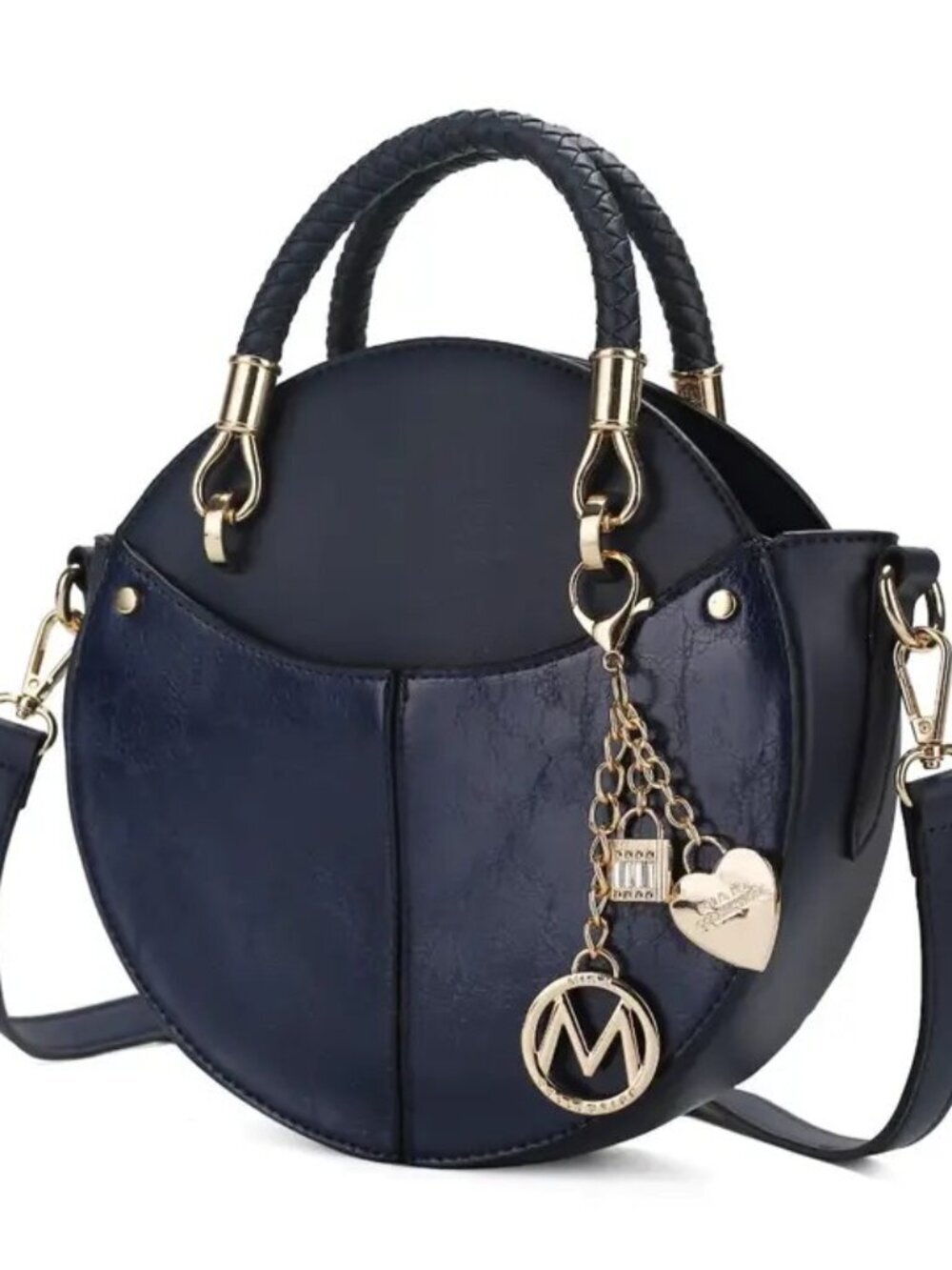 Nobella Women's Crossbody Bag-Blush Circle bag- various colors