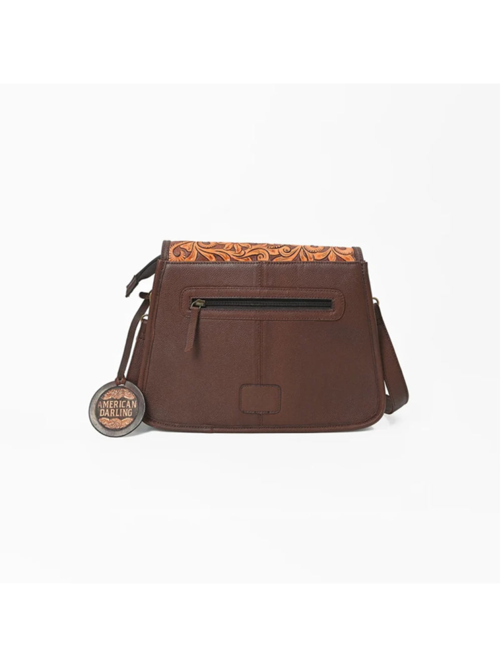 American Darling Texas Two Step Western Turquoise Concho Crossbody Bag