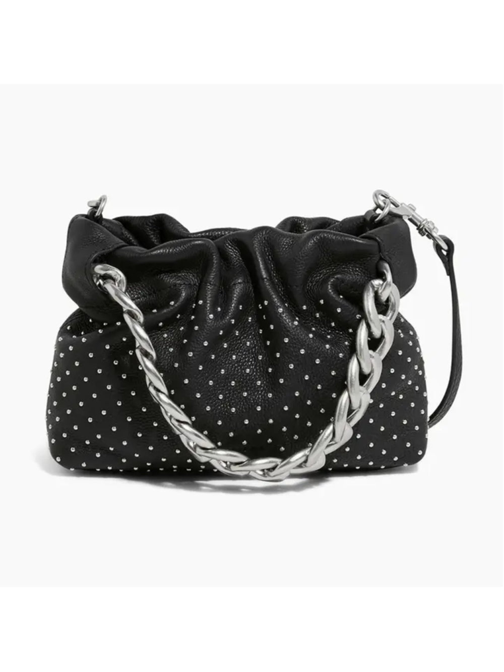Aimee Kestenberg Chain Handheld Crossbody in Black Microstuds