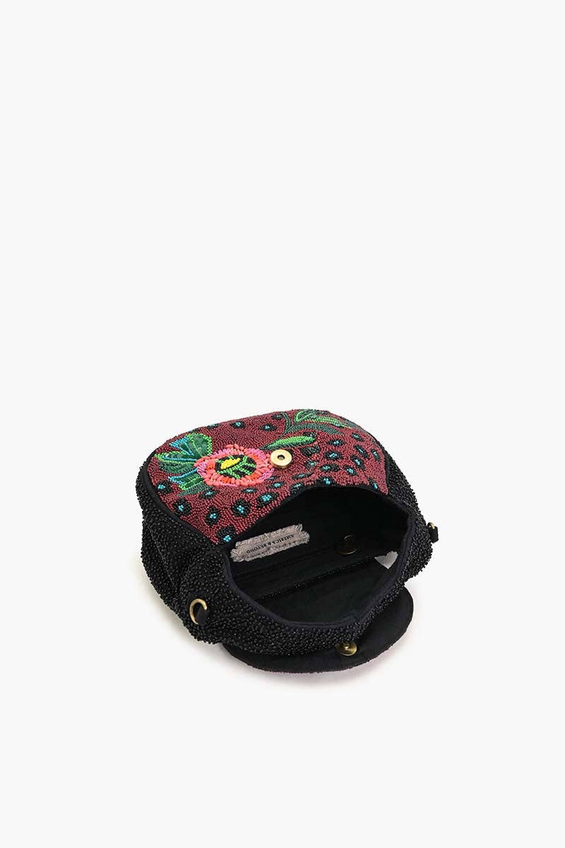 America & Beyond Twilight Vine Beaded Satchel