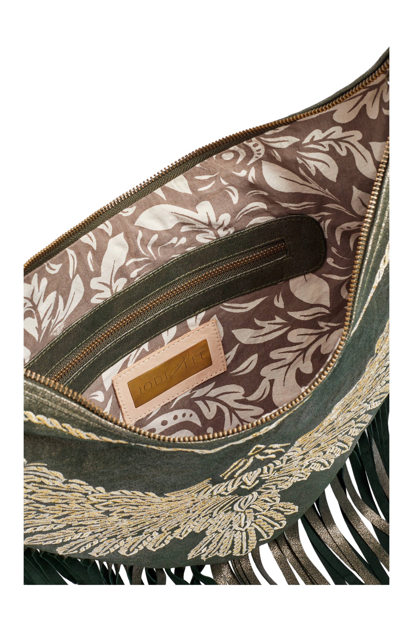 Fly Like An Eagle Bag Metallic Olive